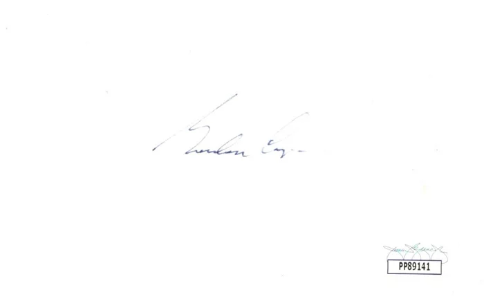 Gordon Cooper autograph