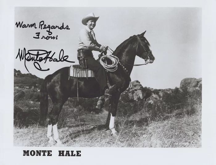 Monte Hale autograph