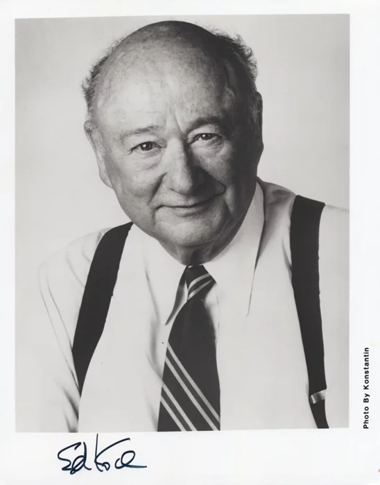 Ed Koch autograph
