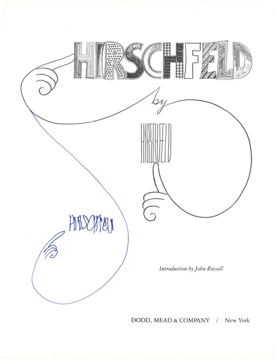 Hirschfeld autograph