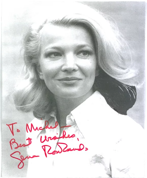 Gena Rowlands autograph