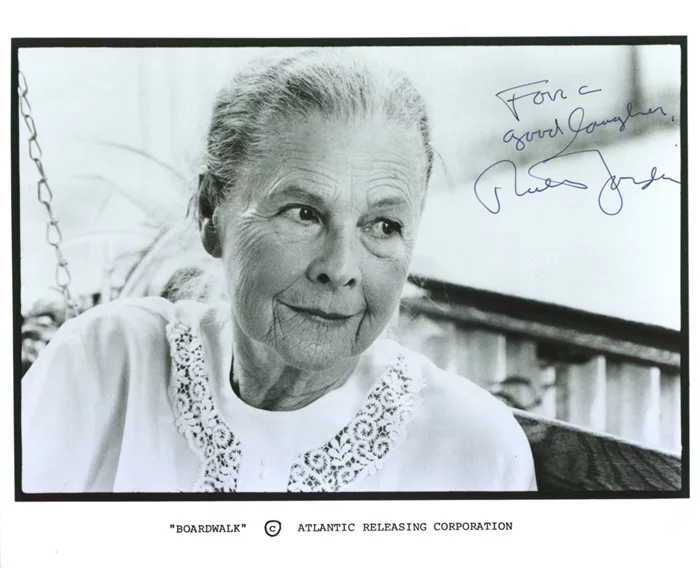 Ruth Gordon autograph