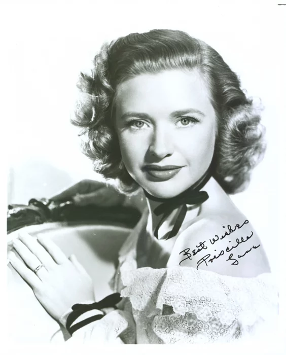 Priscilla Lane autograph