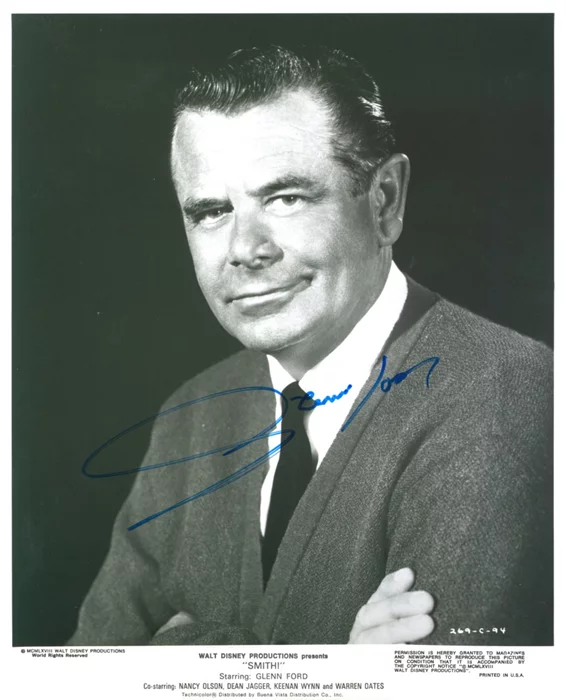 Glenn Ford autograph