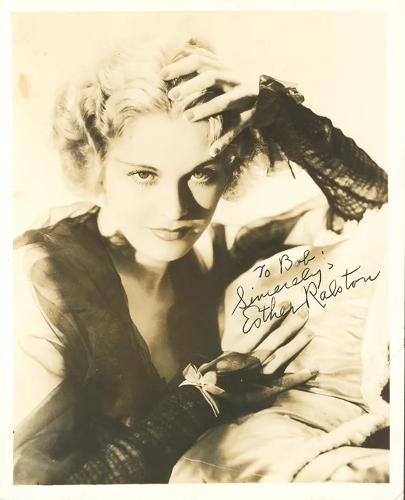 Esther Ralston autograph