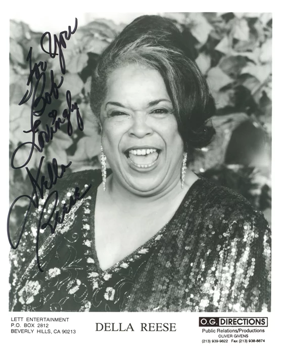 Della Reese autograph