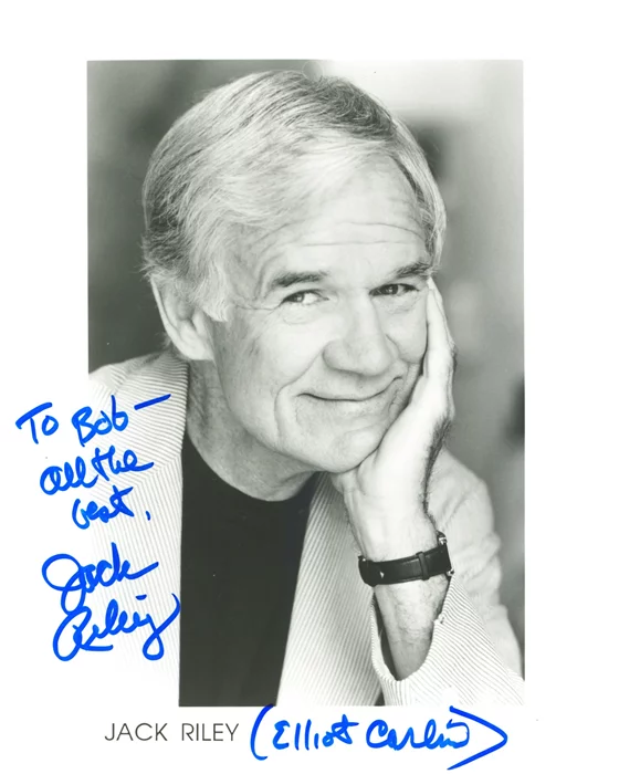 Jack Riley autograph