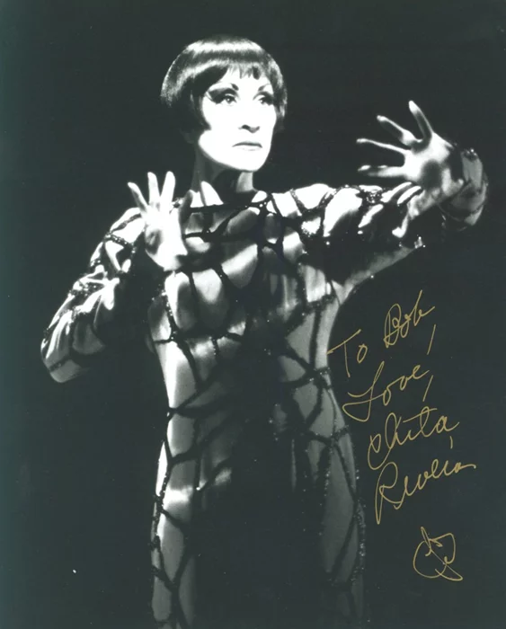 Chita Rivera autograph