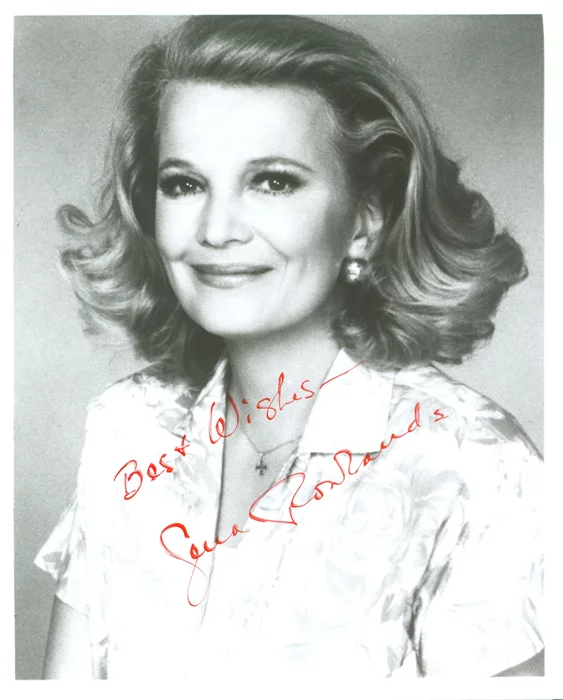 Gena Rowlands autograph