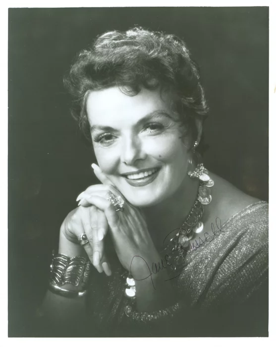 Jane Russell autograph