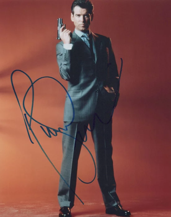 Pierce Brosnan autograph