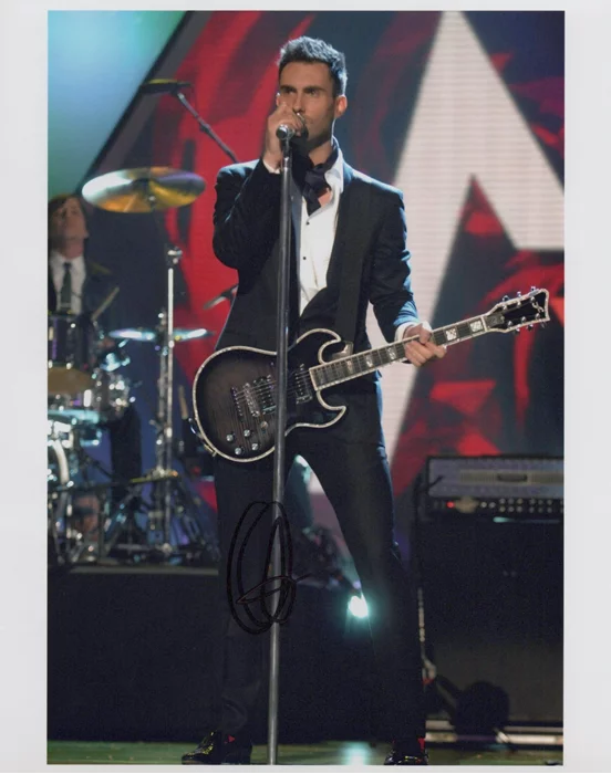 Adam Levine autograph