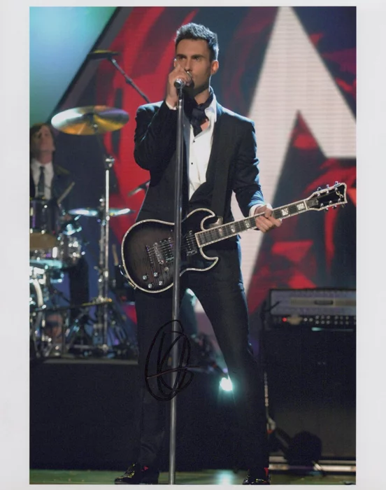 Adam Levine autograph