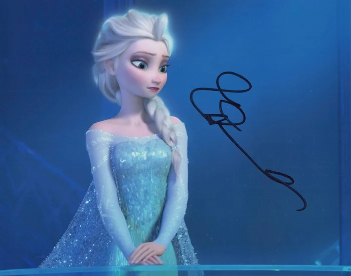 Idina Menzel autograph