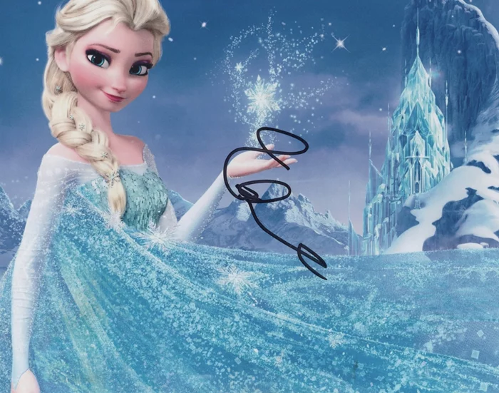Idina Menzel autograph