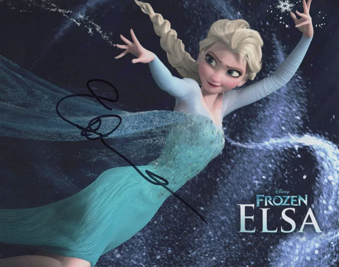 Idina Menzel autograph