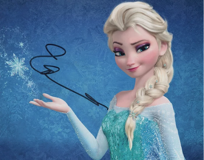 Idina Menzel autograph