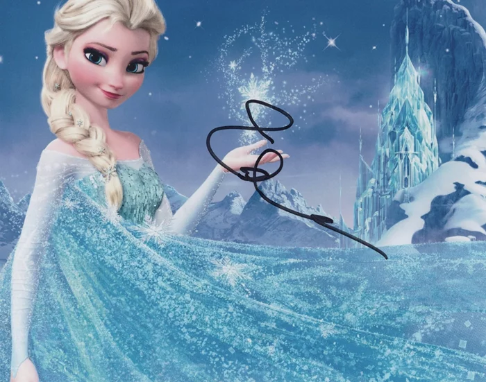 Idina Menzel autograph