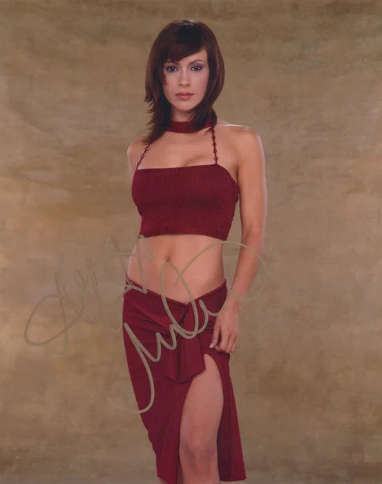 Alyssa Milano autograph