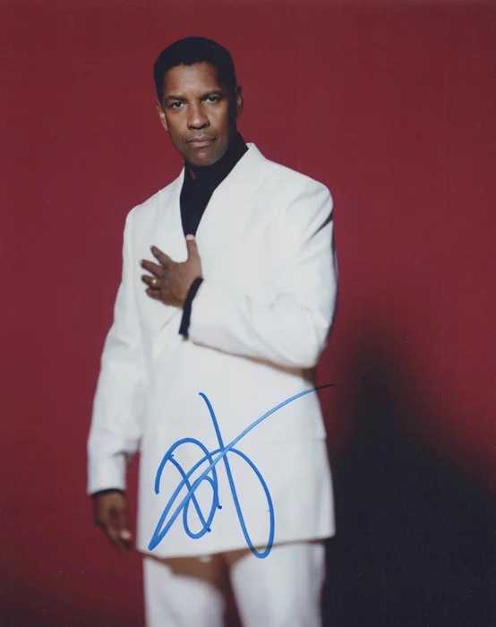 Denzel Washington autograph