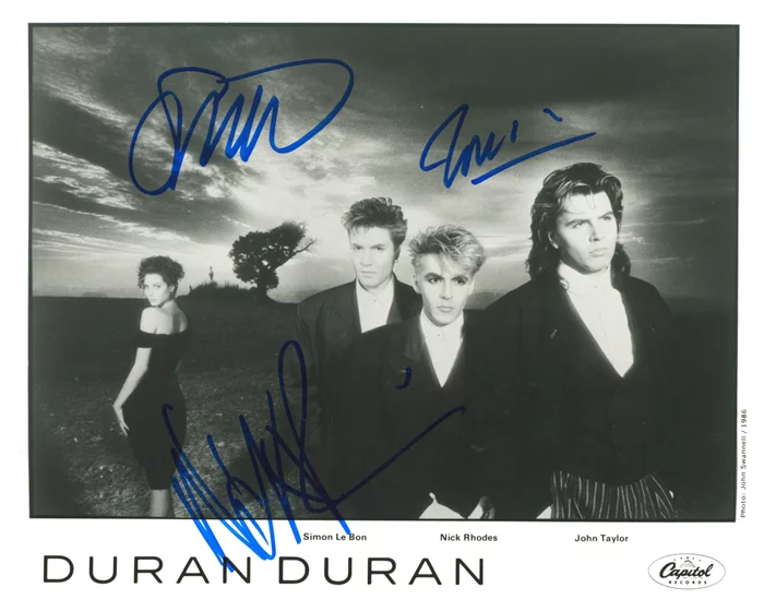 Duran Duran autograph