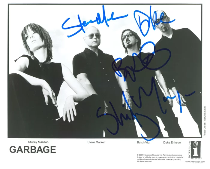 Garbage autograph