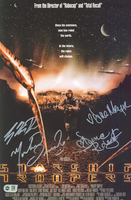 Starship Troopers autograph