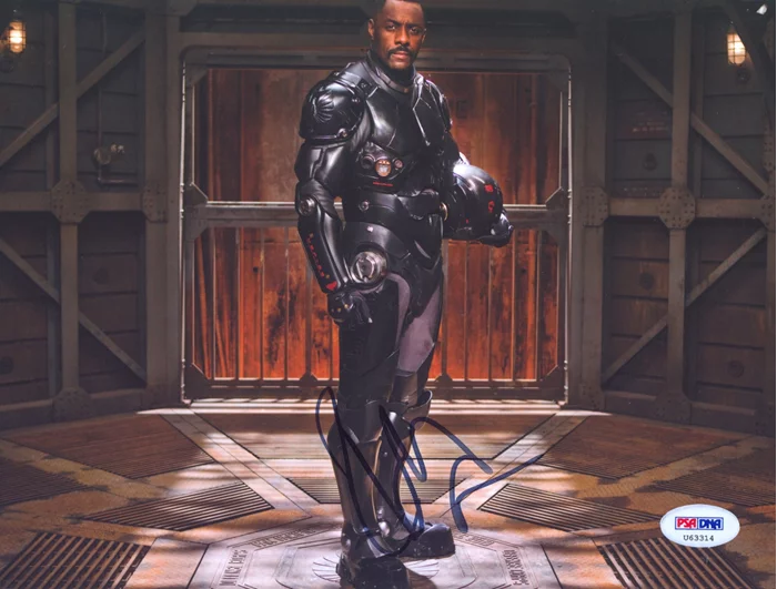 Idris Elba autograph
