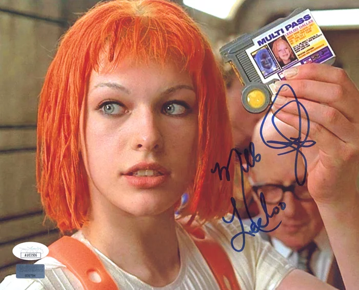 Milla Jovovich autograph