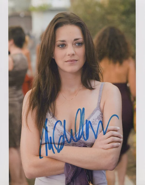 Marion Cotillard autograph