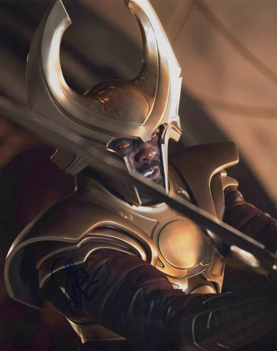 Idris Elba autograph
