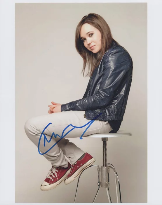 Ellen Page autograph