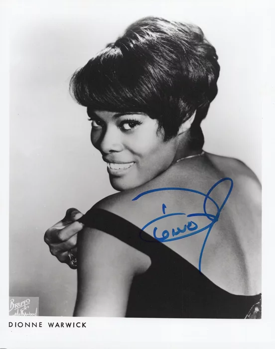 Dionne Warwick autograph
