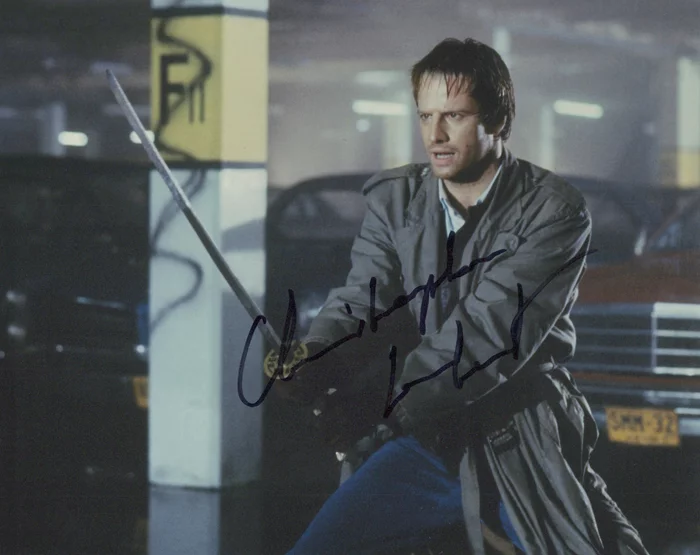 Christopher Lambert autograph