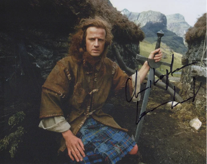 Christopher Lambert autograph