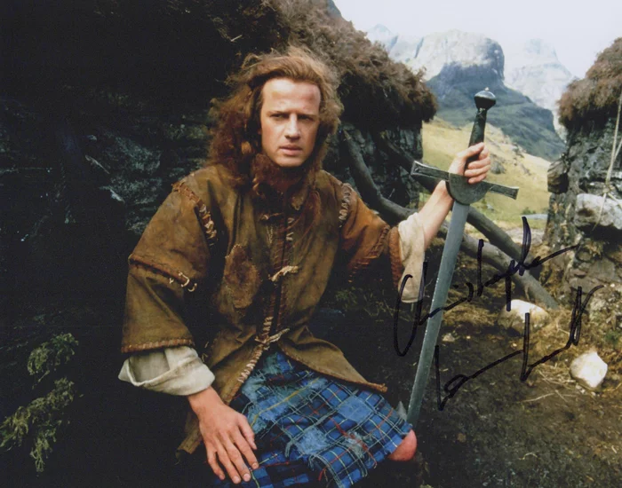 Christopher Lambert autograph