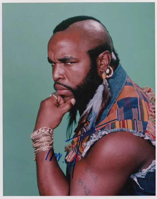 Mr. T autograph