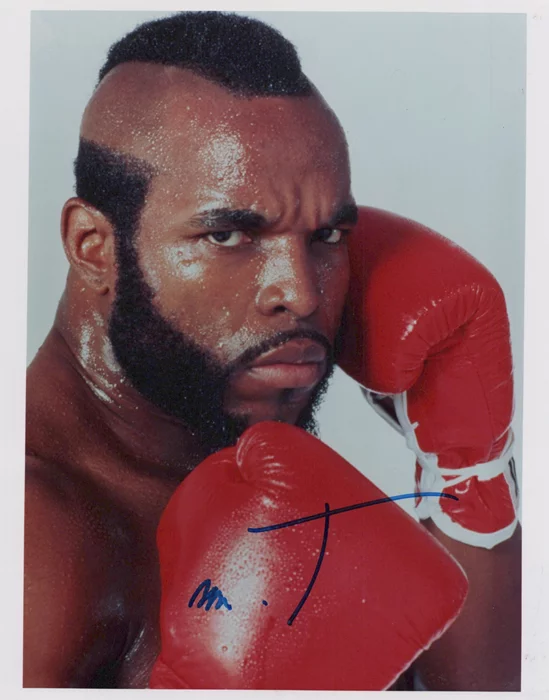 Mr. T autograph