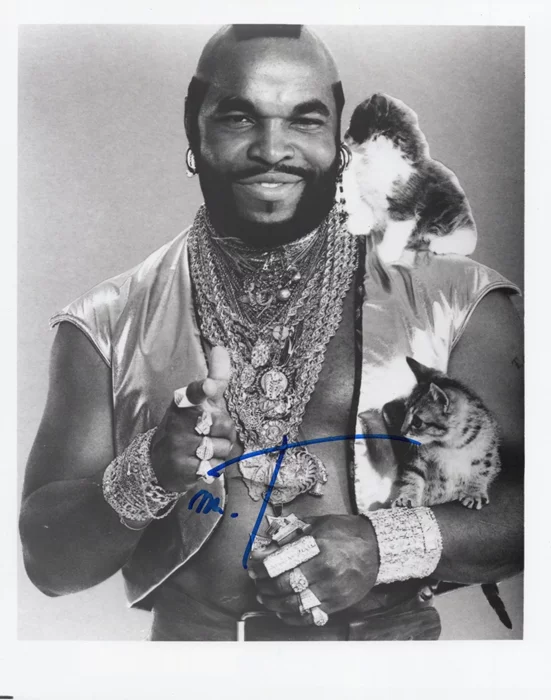 Mr. T autograph