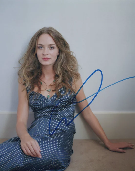 Emily Blunt autograph