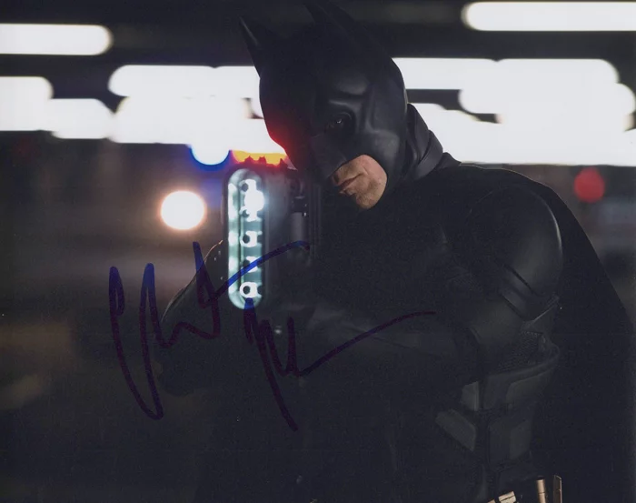 Christian Bale autograph