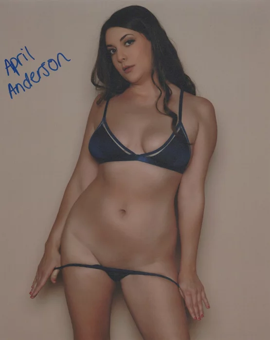 April Anderson autograph