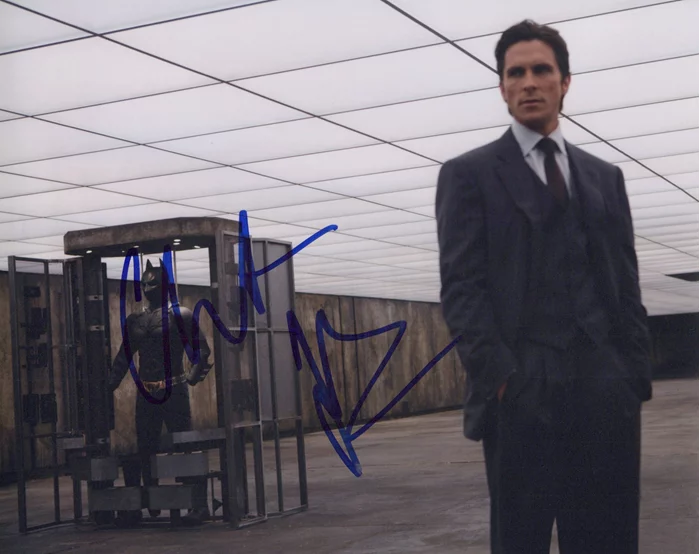 Christian Bale autograph