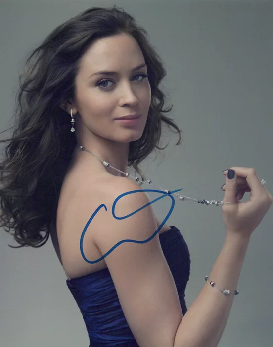 Emily Blunt autograph
