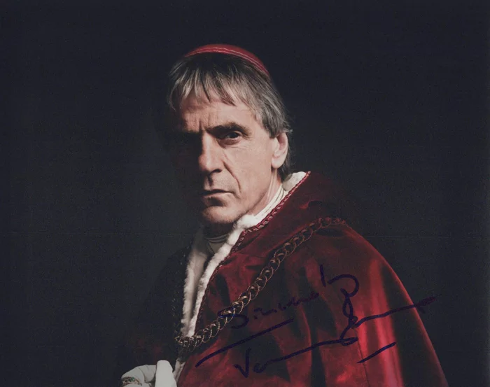 Jeremy Irons autograph