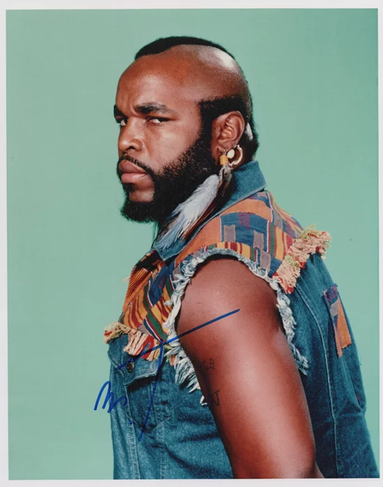 Mr. T autograph