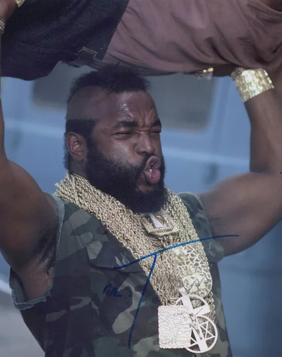 Mr. T autograph