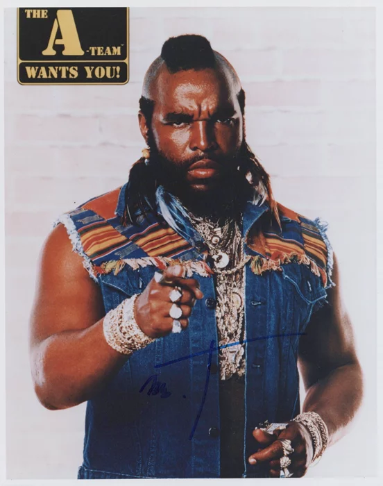 Mr. T autograph