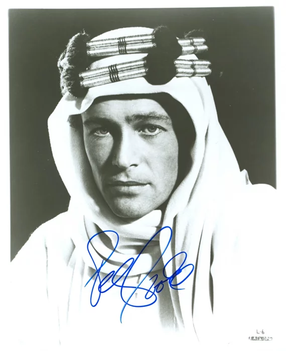 Peter O'Toole autograph