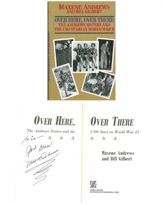 Maxene Andrews autograph